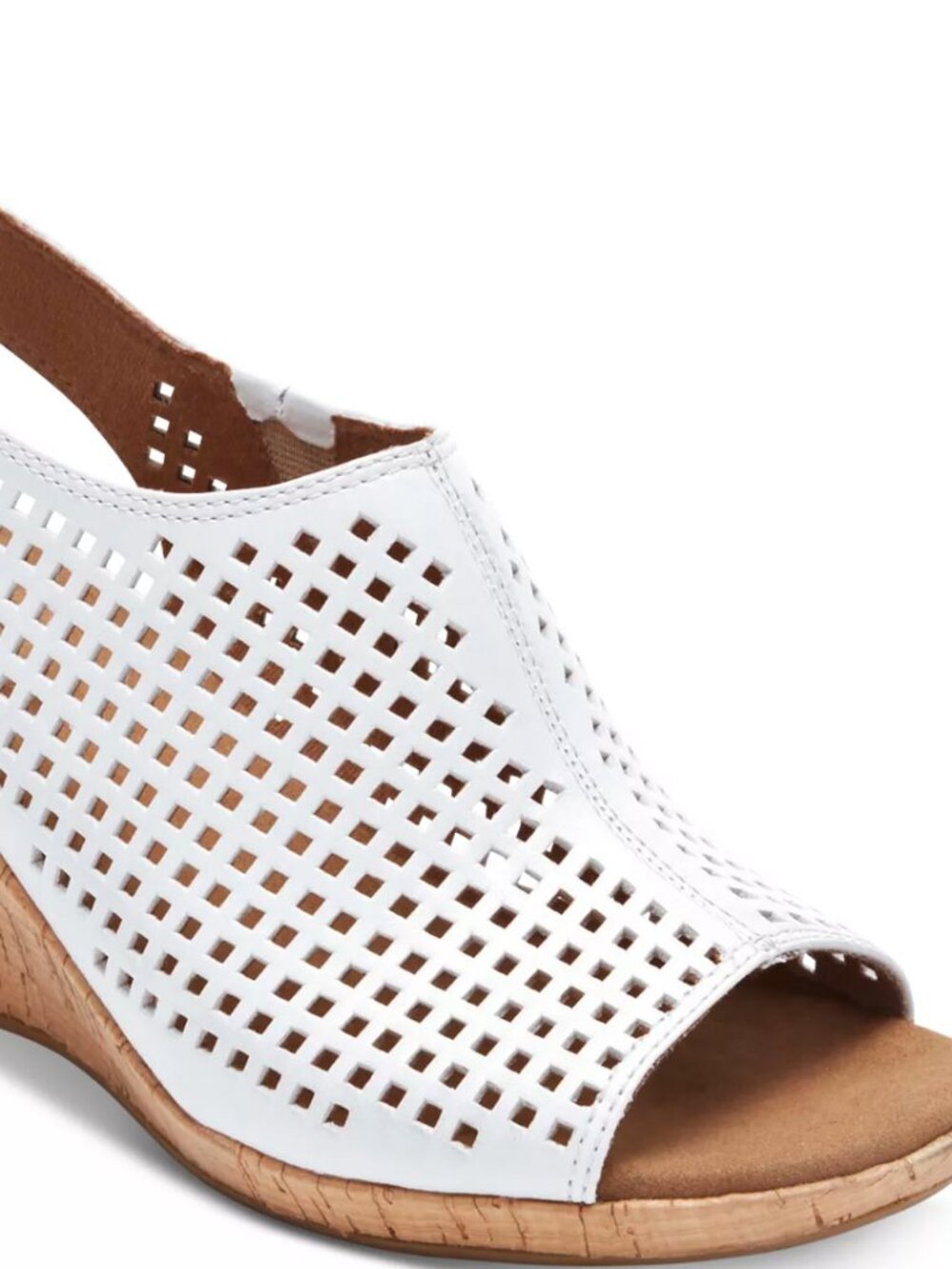 ROCKPORT Women's Briah Perf Sling Wedge Sandals